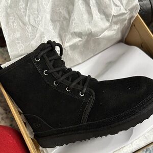 Kids Uggs Black Suede Boots